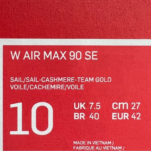 NWT Air Max 90 Se Women’s Shoes - Picture 9 of 9